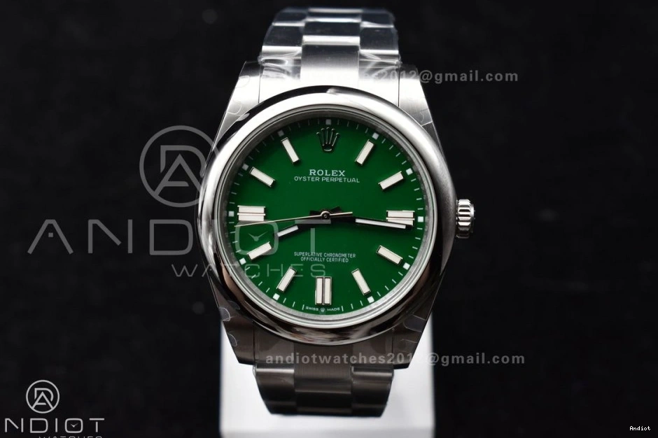 Steel Best DIWF 41mm 904L Edition 124300 Green Perpetual A3230 1:1 Oyster Dial 0513